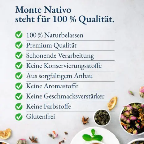 Monte Nativo steht für 100 % Qualität
